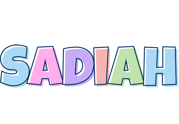 Sadiah pastel logo
