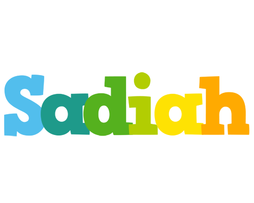Sadiah rainbows logo