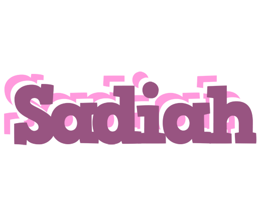 Sadiah relaxing logo