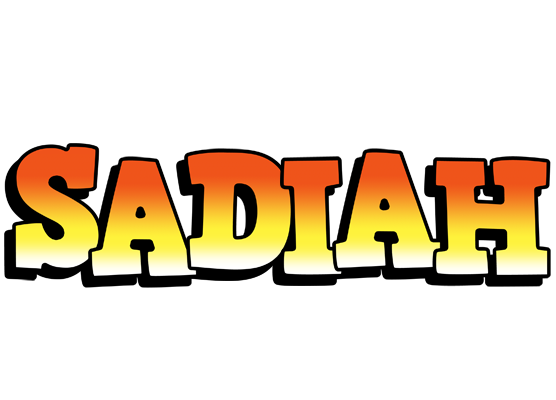 Sadiah sunset logo