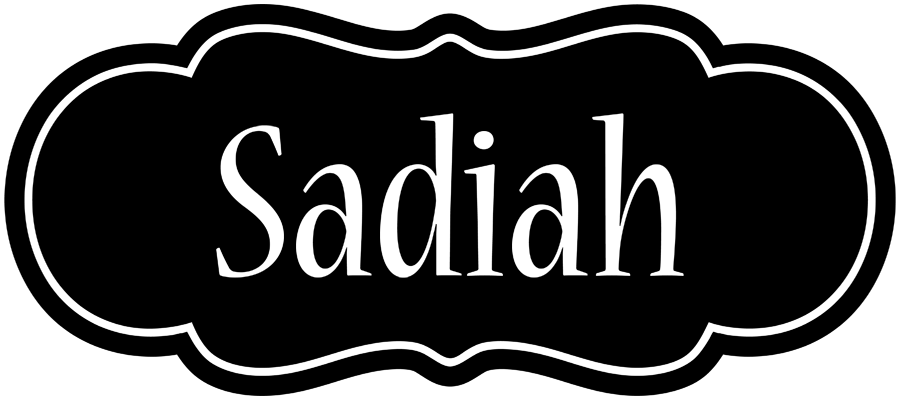 Sadiah welcome logo