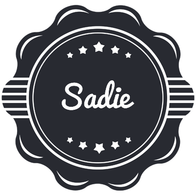Sadie badge logo