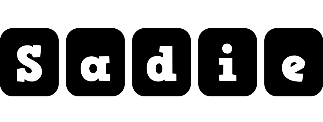 Sadie box logo