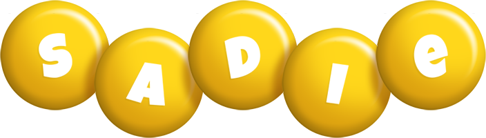 Sadie candy-yellow logo