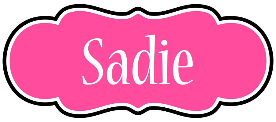 Sadie invitation logo