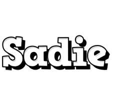 Sadie snowing logo