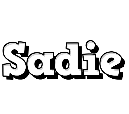 Sadie snowing logo