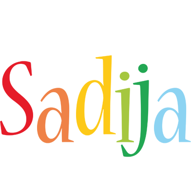 Sadija birthday logo