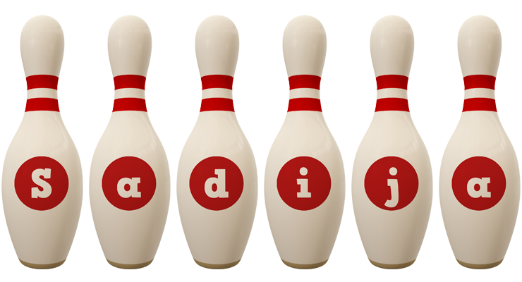 Sadija bowling-pin logo