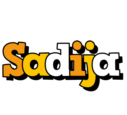 Sadija cartoon logo