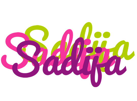Sadija flowers logo