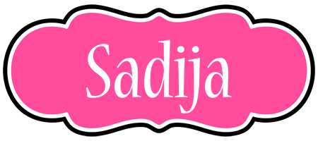 Sadija invitation logo
