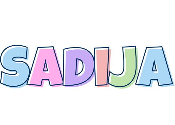 Sadija pastel logo