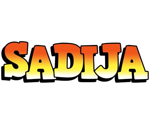 Sadija sunset logo