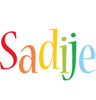 Sadije birthday logo