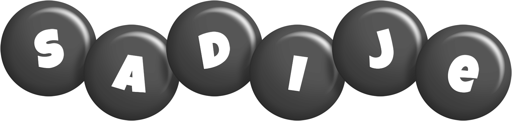 Sadije candy-black logo