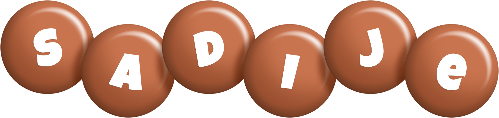 Sadije candy-brown logo