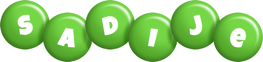 Sadije candy-green logo