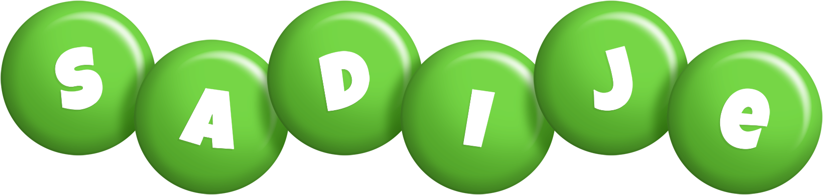 Sadije candy-green logo