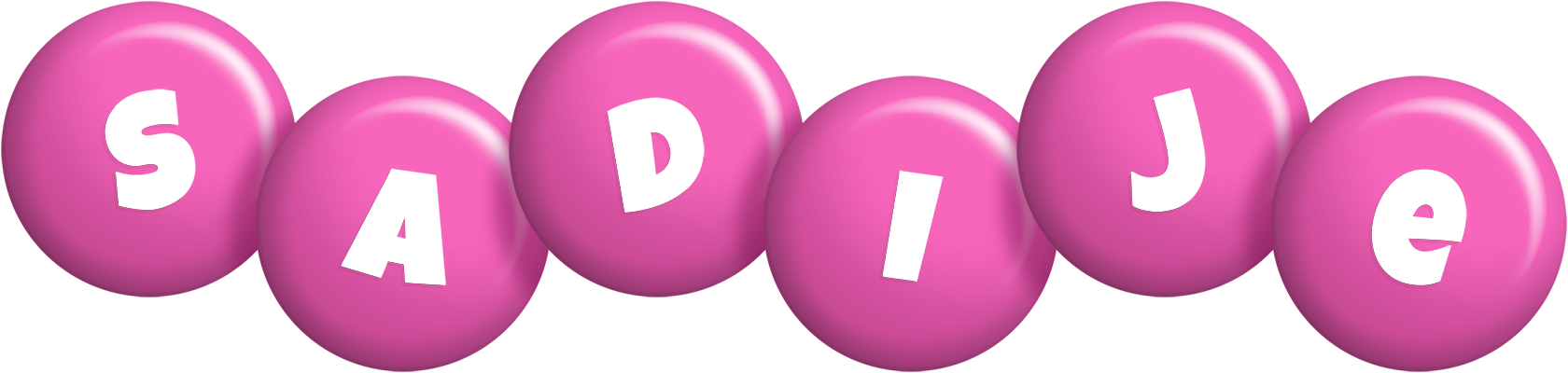 Sadije candy-pink logo