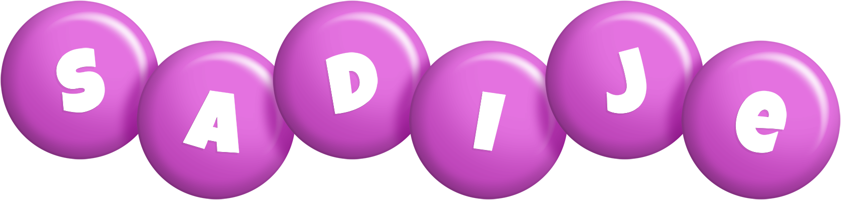 Sadije candy-purple logo