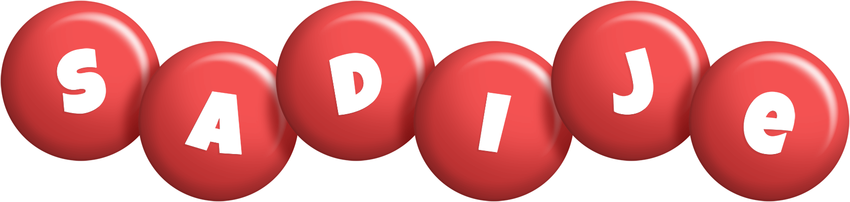 Sadije candy-red logo