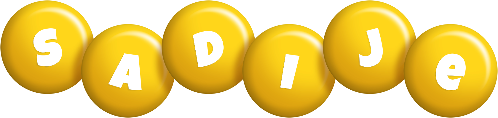 Sadije candy-yellow logo