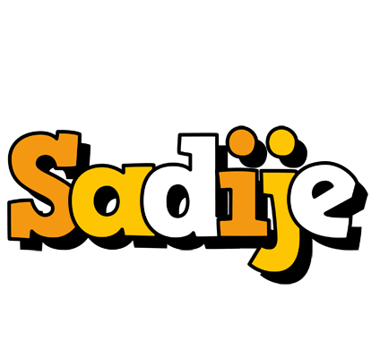 Sadije cartoon logo