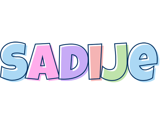 Sadije pastel logo