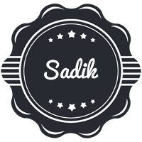 Sadik badge logo