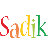 Sadik birthday logo