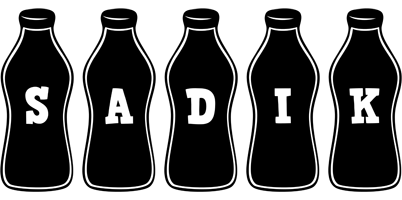 Sadik bottle logo