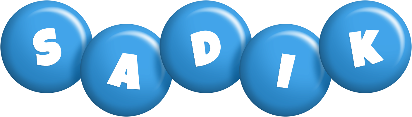 Sadik candy-blue logo