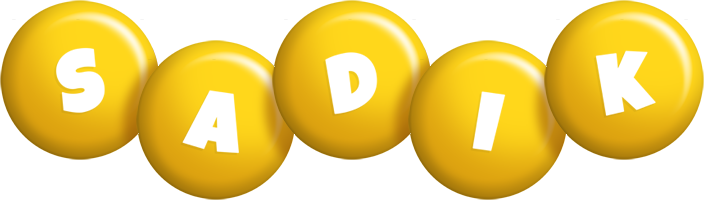 Sadik candy-yellow logo