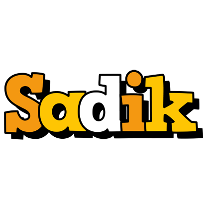 Sadik cartoon logo