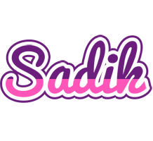 Sadik cheerful logo
