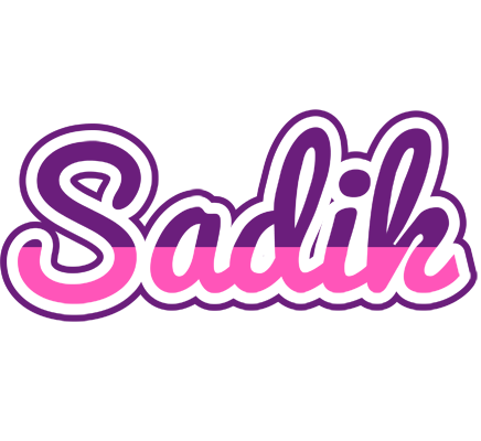 Sadik cheerful logo