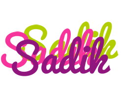 Sadik flowers logo