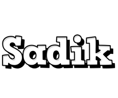 Sadik snowing logo