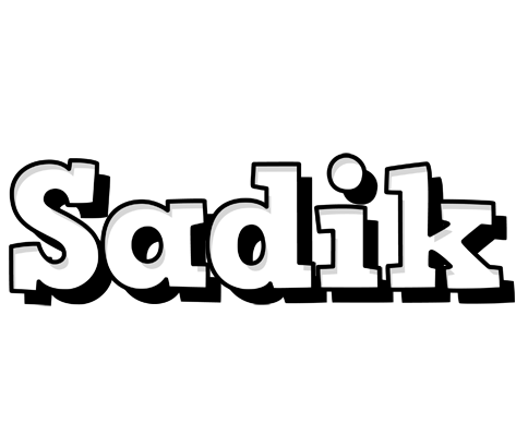 Sadik snowing logo