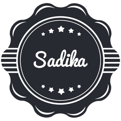 Sadika badge logo