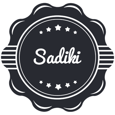 Sadiki badge logo