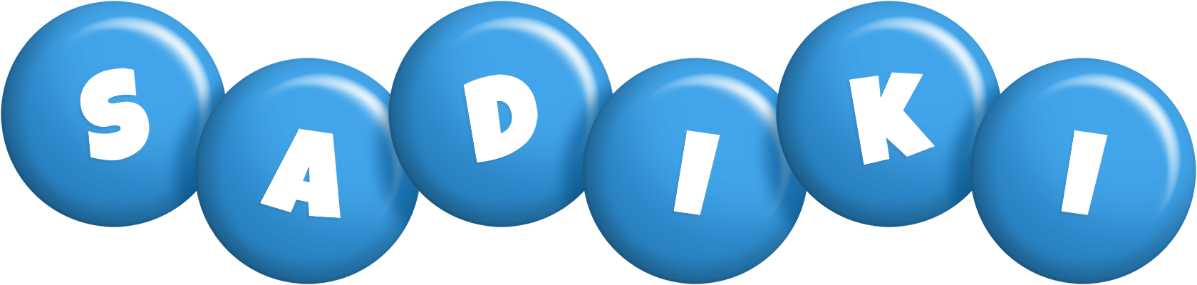 Sadiki candy-blue logo