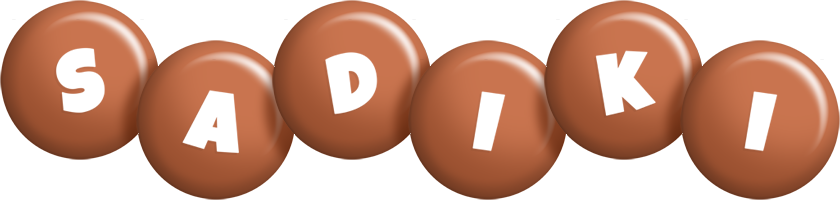 Sadiki candy-brown logo