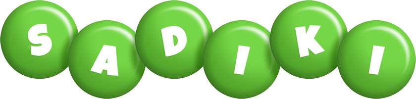 Sadiki candy-green logo