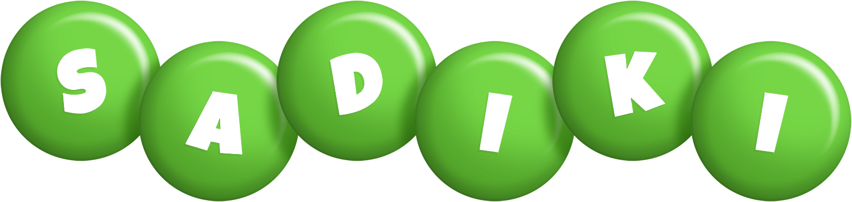 Sadiki candy-green logo