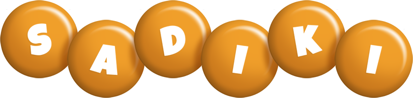 Sadiki candy-orange logo