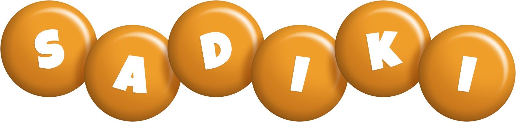 Sadiki candy-orange logo