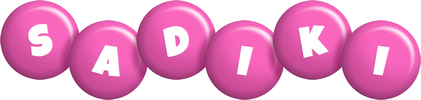 Sadiki candy-pink logo
