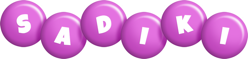 Sadiki candy-purple logo